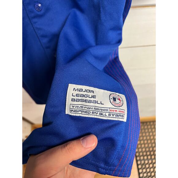 MLB Chicago Cubs Carlo Zambrano (38) "True Fan Series" Jersey, Size Large - Picture 6 of 7